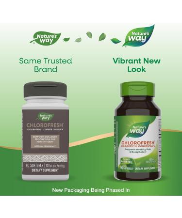 Nature's Way Chlorofresh Concentrate - 90 Softgels - Buy Online on GoSupps.com