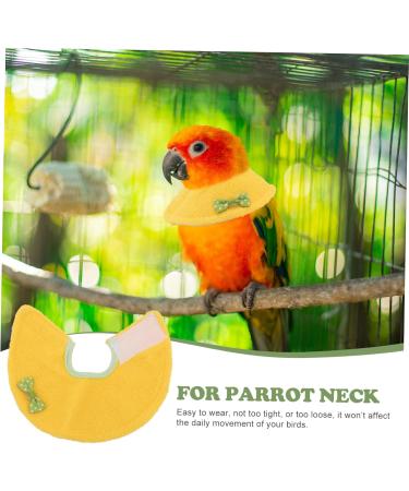 FOMIYES 6 pcs Neckband Yellow Cover Cone for Protective Bird Anti-Biting Anti-Pecking 11x6cmx3pcs Yellowx3pcs - Buy Online on GoSupps.com