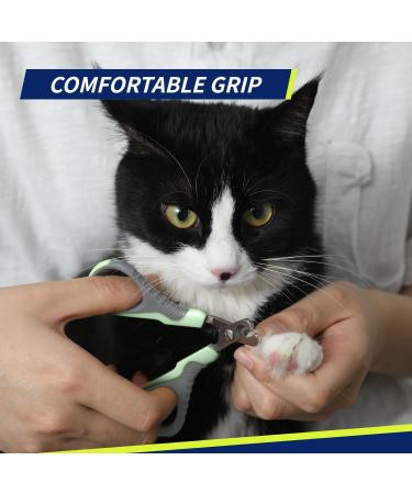 Wepet Claw Scissors for Pets - Professional Nail Clippers for Cats Dogs Kittens & Small Animals - Safe & Spicy Design #05 Gray/Tea Green - Buy Online on GoSupps.com