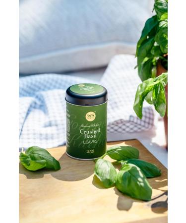 BAM Basil Spice Dried Herb Leaves Coarsely Ground Seasoning 25 g - Buy Online on GoSupps.com