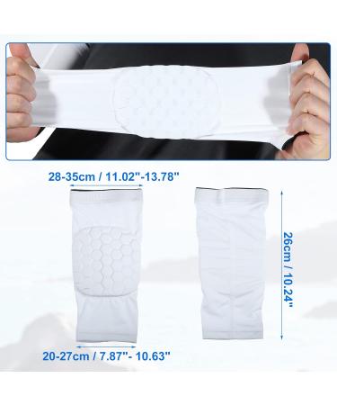 VOCOSTE 2pcs Elbow Brace - Support Sleeve for Joint Pain Relief | XL White Elbow Pad for Men & Women International Shipping Available - Buy Online on GoSupps.com