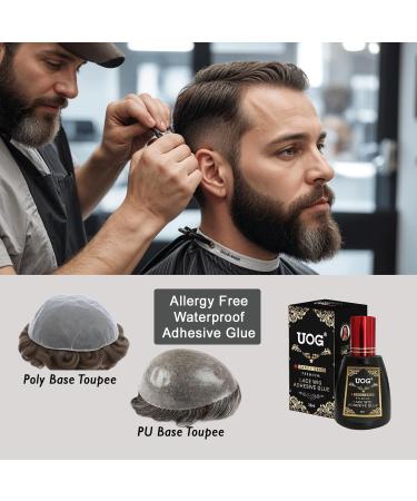 UOG Toupee Adhesive Glue - Waterproof Quick-Dry Allergy-Free | Strong Hold for Poly PU & Lace Wigs | 1.3 oz Hair Replacement System - Buy Online on GoSupps.com