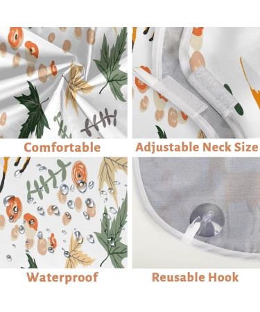 Beard Bib Apron for Men - Non-Stick Waterproof Hair Catcher Cape with Cute Foxes Pattern - Perfect for Easy Grooming & Trimming - Buy Online on GoSupps.com