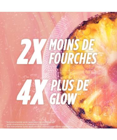 Garnier - Fructis Hair Food - Nourishing Shampoo for Lengths & Glow with Pineapple - Vegan Formula with 97% Natural Origin - For Long & Dull Hair - 350 ml - Buy Online on GoSupps.com