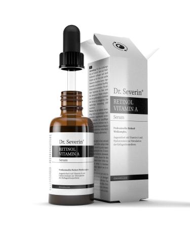 Dr. Severin Retinol Vitamin A Serum - Skin Booster with Hyaluronic Acid for Anti-Aging & Acne Treatment | Collagen Production Day & Night Care - Buy Online on GoSupps.com