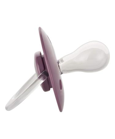 Baby Nova Silicone Soother Pacifier 2 Pack (0-24 Months) - Round Cherry Shape in Pink/Purple | International Shipping Available - Buy Online on GoSupps.com