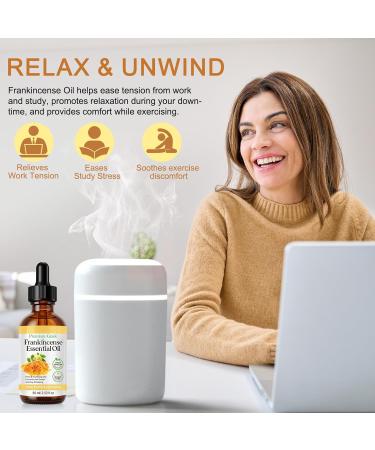 Kurchugo Frankincense Essential Oil 2.02 Fl oz - 100% Pure & Natural Premium Frankincense Oil for Face Skin Care Hair Body Massage Diffusers Aromatherapy Meditation Moisturize Tighten Skin - Buy Online on GoSupps.com