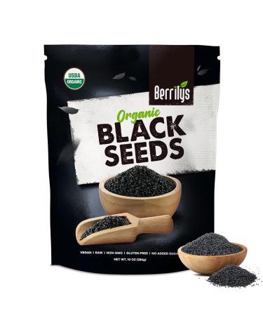 RAWYA Black Seeds + Black Seed Oil - USDA Organic Certified, Cold Pressed, Nigella Sativa, Cumin Seed Oil, Kalonji, Premium Quality, High Thymoquinone, Pure & Natural, 8.4 Oz + 16 Oz Seeds - Buy Online on GoSupps.com