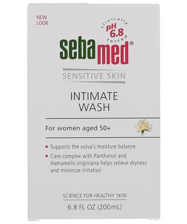 Sebamed Feminine Intimate Wash Menopause pH 6.8 - 6.8 Fl Oz | Gentle Cleansing for Menopausal Women - Buy Online on GoSupps.com