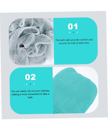 HAPINARY 2 Sets Bath Set Pouf Christmas Loofah Shower Ball Gloves for Cleaning Mens Body Scrub Shower Gloves Hair Towel Body Exfoliating Mitten Women Rayon Scrubber Take a Bath - Buy Online on GoSupps.com