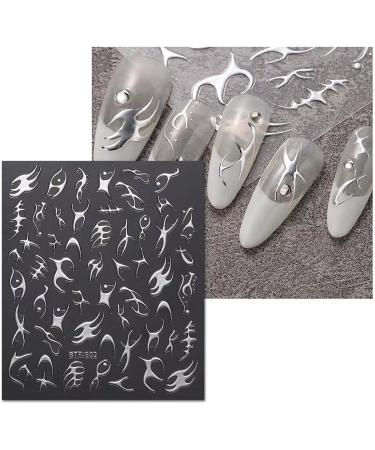 JMEOWIO Self-Adhesive Moon Star Nail Art Stickers - 9 Sheets | Colorful Sun Nail Supplies for Design Decoration - Buy Online on GoSupps.com