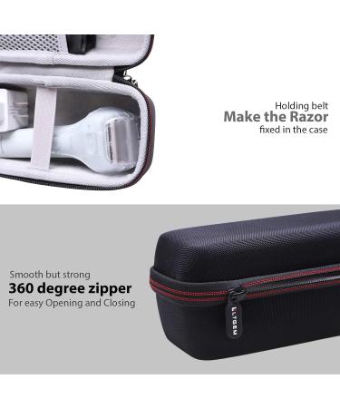 LTGEM EVA Hard Case for Panasonic ES2207P/ES-WL60-G/ES-WL80-V - Travel Protection Shell & Storage Bag for Women's Electric Shavers - Buy Online on GoSupps.com