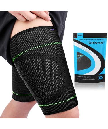 beister Thigh Compression Sleeves Hamstring Support: 20-30 mmhg Anti Slip Thigh Sleeve (Pair), Leg & Thigh Brace Wrap for Sore Hamstring, Groin, Muscle Sprains, Tendinitis, Workouts, Sciatica Pain XX-Large - Buy Online on GoSupps.com