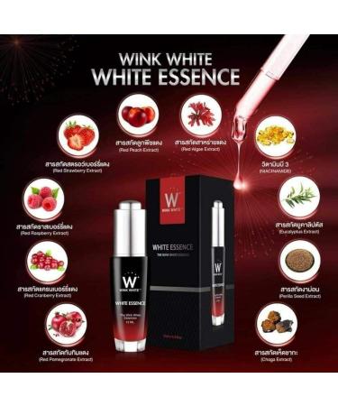 Wink White Essence Serum 15ml - Brightening & Hydrating Concentrated Formula for Radiant Skin - Buy Online on GoSupps.com