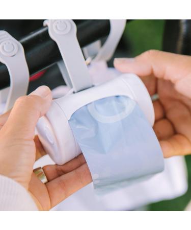 Ubbi Retractable On-the-Go Bag Dispenser for Baby Travel | Essential Diaper Bag Accessory | Lavender Scented | Perfect Baby Gift - Buy Online on GoSupps.com
