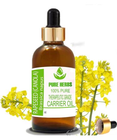 Pure Autumn Rapeseed Oil (Canola) - Natural Carrier Oil with Dropper (30ml) - Pure & High-Quality Essential Oil for Skincare & More - Buy Online on GoSupps.com