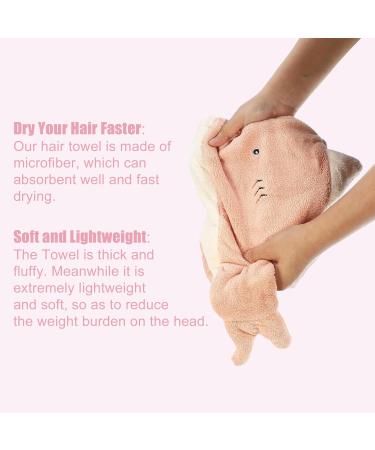 VOCOSTE Adult Hair Drying Towel Cap - Quick Drying Lightweight & Highly Absorbent for After Bath - Orange - Buy Online on GoSupps.com