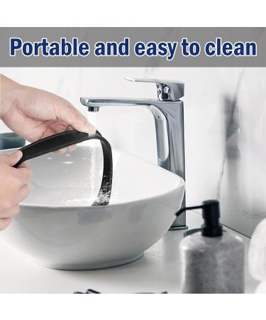 Curved Haircut Band Silicone Haircut Tape Shaving Stencil Haircut Stencil Easy and Quick Neck Cutting Stencil for DIY Home Haircuts Hair Cutting Instructions - Buy Online on GoSupps.com