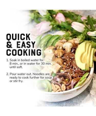 Organic Black Rice Noodles 7.7oz x 12-Pack - Vegan, Gluten-Free, GMO-Free - Medium Thickness for Stir-Fry and Pad Thai - Nature's Greatest Foods - Buy Online on GoSupps.com