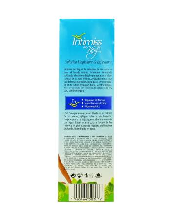 Miss KEY Intimiss De Key Cleaning and Refreshing Solution 16 oz - Gentle Intimate Hygiene Care - Buy Online on GoSupps.com