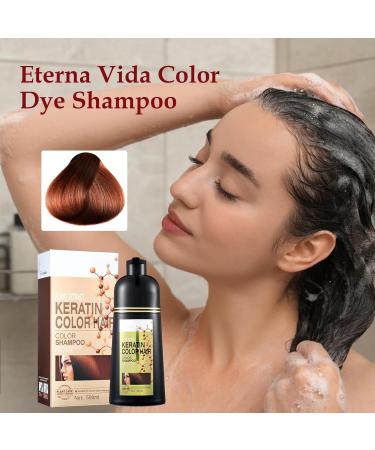 Hair Coloring Shampoo Hair Dye Shampoo Black Hair Dye Hair Dye | 6 In 1 Formula Hair Coloring Shampoo - Buy Online on GoSupps.com