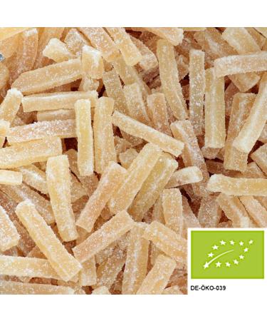 Buy Kamelur 1kg Organic Ginger Candies - Premium Quality Sugared Ginger Chopsticks for Health Benefits | International Shipping Available - Buy Online on GoSupps.com