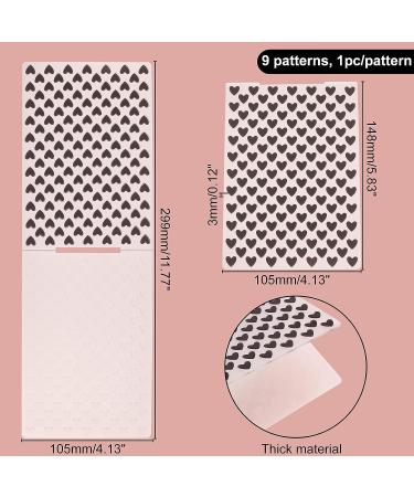 Globleland Plastic Embossing Folders - DIY Craft Template for Handcraft Photo Album Decoration - 5.83 x 4.13 Inches - Mixed 1 - Buy Online on GoSupps.com