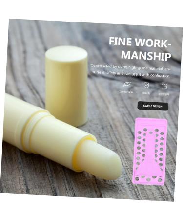  HONMEET 2 Sets Lipstick Filling Tray Supplies For Making Lip Balm Lip Balm Filling Tray DIY Purple PP Scraper - Buy Online on GoSupps.com