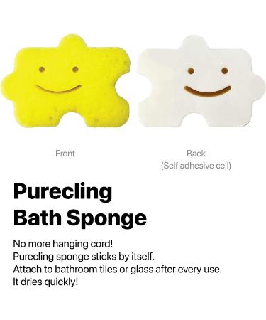 Purecling Self-Adhesive Shower Bath Sponge 5g/PCS - Body Wash Sponge for Men and Women - No Hanging Cord - Buy Online on GoSupps.com