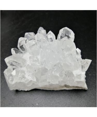 1pcs Natural White Quartz Cluster raw Stone Clear Quartz Crystal Cluster Ornaments Specimen Stone Crystal Reiki (Color : White Size : 50g) 50g White - Buy Online on GoSupps.com