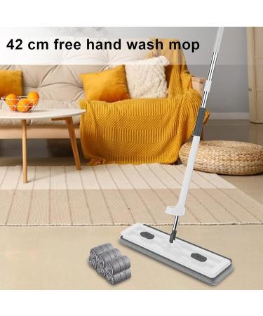 Streamline Large Flat Mop Streamline Mop Large Flat Mop 360 Rotating Wet and Dry (White) - Buy Online on GoSupps.com
