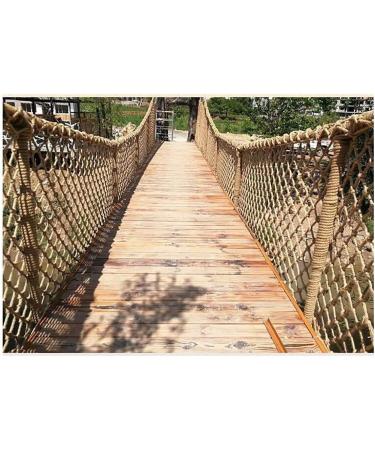 Hemp Rope Net Cargo Net Heavy Duty Outdoor Railing Security Net Children Stair Protection Garden Bird Climb Net Kids Bed Fence Mesh Rope Netting (1 * (3 * 10ft)) () - Buy Online on GoSupps.com