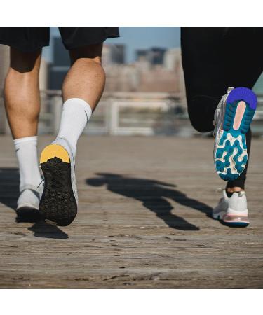 Harfington Heel Plates - Size 10-11 Non Slip Pad Replacement for Sneakers in Black - Buy Online on GoSupps.com