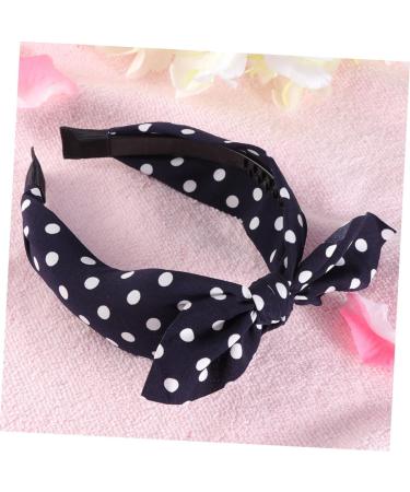 MAGICLULU Women Hair Hoop Bowknot Hair Band Hair Accessories Black and White Stripes Head Headband Women's Korean Version - Buy Online on GoSupps.com