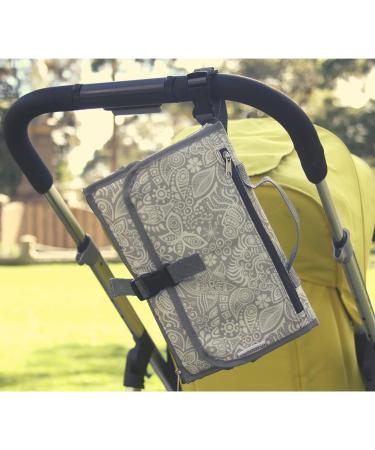 Portable Waterproof Nappy Changing Mat with Clutch | Travel Changing Pad Organizer - BPA Free - Buy Online on GoSupps.com
