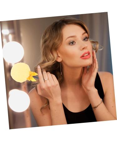 SOESFOUFU Makeup Blenders puff body brush lollipop shape makeup puff fragrance dusting makeup cleaner kids tools after-bath powders puff super soft long hair child big puff take a bath - Buy Online on GoSupps.com