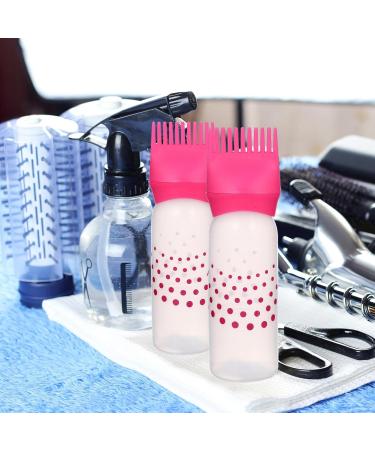 Minkissy Root Ridge Applianter Bottles - 2 Pcs Plastic Hair Dye Flaps for Hair Oils & Bleaching | International Shipping - Buy Online on GoSupps.com