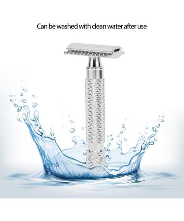 Jenngaoo Vintage Safety Razor for Men | Classic Metal Manual Razor - Perfect Home Barber Gift - Buy Online on GoSupps.com