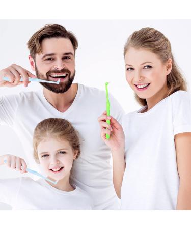 Shop Sibba Fragrant Toothbrush Set - 2 Soft Tuft Orthodontic Brushes in Blue & Green for Detail Cleaning - International Shipping Available! - Buy Online on GoSupps.com
