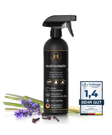 Chevalis insect protection horse 500ml immediate protection against brakes flies crowd mosquitoes ticks ticks old recipe with essential oils and geraniol insect protection for horses and rider nature 500ml - Buy Online on GoSupps.com