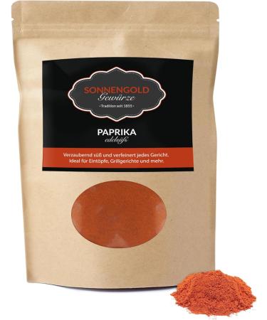 Sonnengold Spices 1000 g of high-quality peppers from Spain 100-120ASTA Explosive taste Master quality since 1855 Hand packed in friendly packaging - Buy Online on GoSupps.com