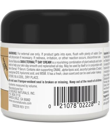 Source Naturals Skin Eternal Day Cream 2 Oz - Best Moisturizer for Youthful Skin | International Shipping Available - Buy Online on GoSupps.com