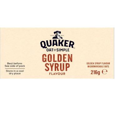 Quaker Oat So Simple Golden Syrup Porridge Sachets 6 x 36g (Case of 8) - Buy Online on GoSupps.com