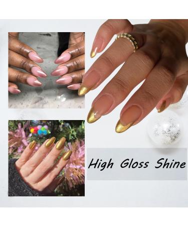 GZMAYUEN Chrome Nail Powder Set - 6 Colors Metallic Mirror Effect Nail Powders with Eyeshadow Sticks - Buy Online on GoSupps.com