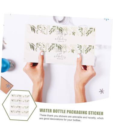 FUNOMOCYA 10pcs Mineral Water Bottle Sticker Ornament Drink Stickers for Cups Celebration Party Supplies Bride - Buy Online on GoSupps.com