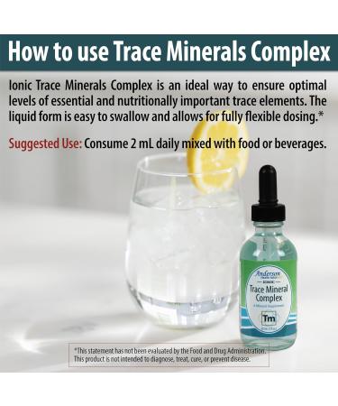 Trace Mineral Complex Full Spectrum Minerals Ionic Liquid Mineral Drops for Water Electrolytes Hydration Supplement - 2 fl oz Glass Bottle - Buy Online on GoSupps.com