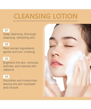 Nettoyant Visage - Hydratant Anti-s bum Et claircissant Nettoyage En Douceur For Une Peau Rafra chie Confort Longue Dur e(2PCS) - Buy Online on GoSupps.com