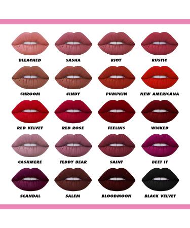 Lime Crime Velvetines Liquid Matte Lipstick Sasha - Toasted Rose Shade | Long-Lasting & Bold Color with Lip Lining | All-Day Comfort | Talc-Free & Paraben-Free - Buy Online on GoSupps.com