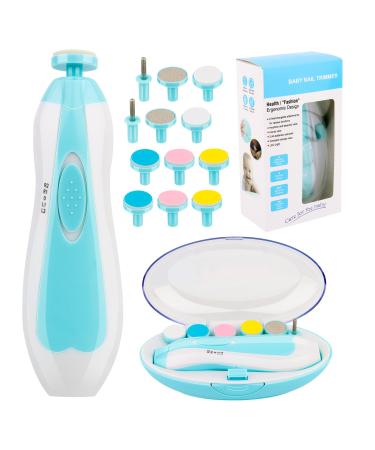 Electric nail file for children 13 in 1 set nail file for children nail file for newborns with 10 replacement heads for nails manicure and pedicure with little noise - Buy Online on GoSupps.com