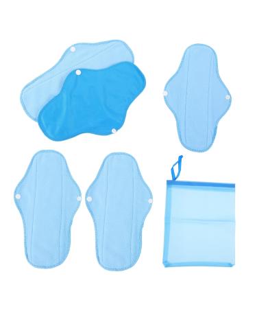 Beavorty 3 sets 6-ply women's bonds from Polarfleece AktivkoChlepad overnight reusable fabric pads women's suits cloth bags for women's bandages Miss Washing Pul-fabric pads